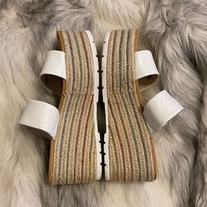 Gianni Bini White Espadrille Sandals